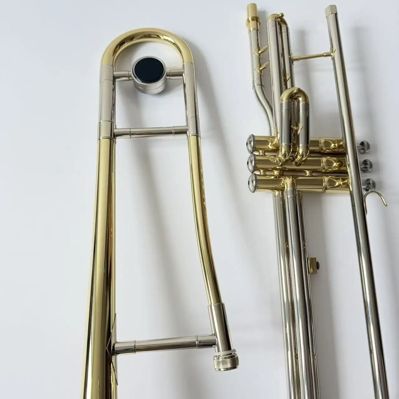 OEM Manufacture Wholesale Yellow Brass Bb Tuning Piston Valve Model Trombone