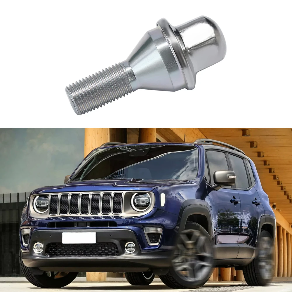 12 mm Wheel Lug Bolt for 2015 2016 2017 2018 2019 2020 2021 2022 Jeep Renegade 52035199 68296586AA Tire tyre Nut Wheel Screw