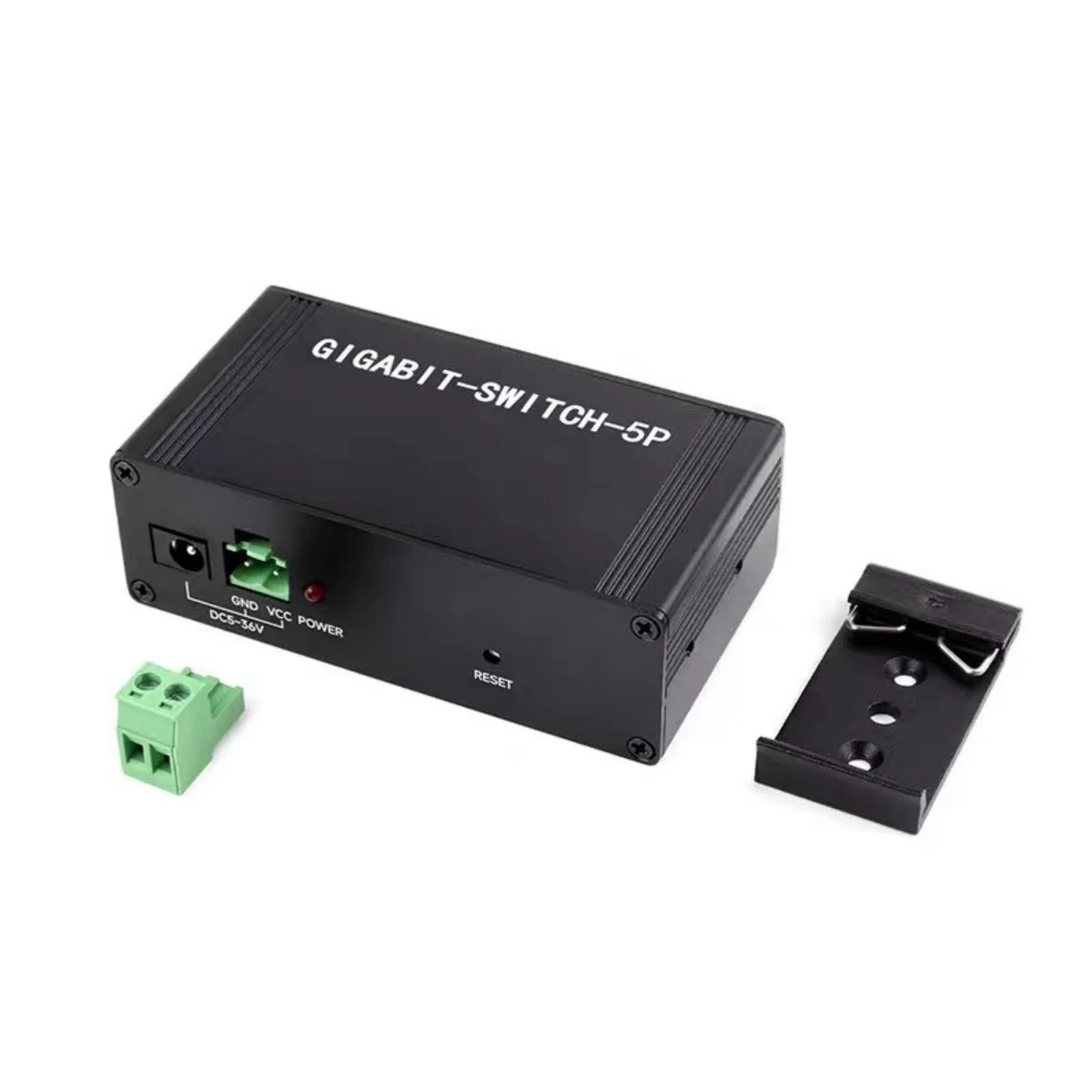 Weixue Industrial Grade Gigabit Ethernet Switch Full Duplex 5-way Interface Rail mounted Wide Voltage Switch