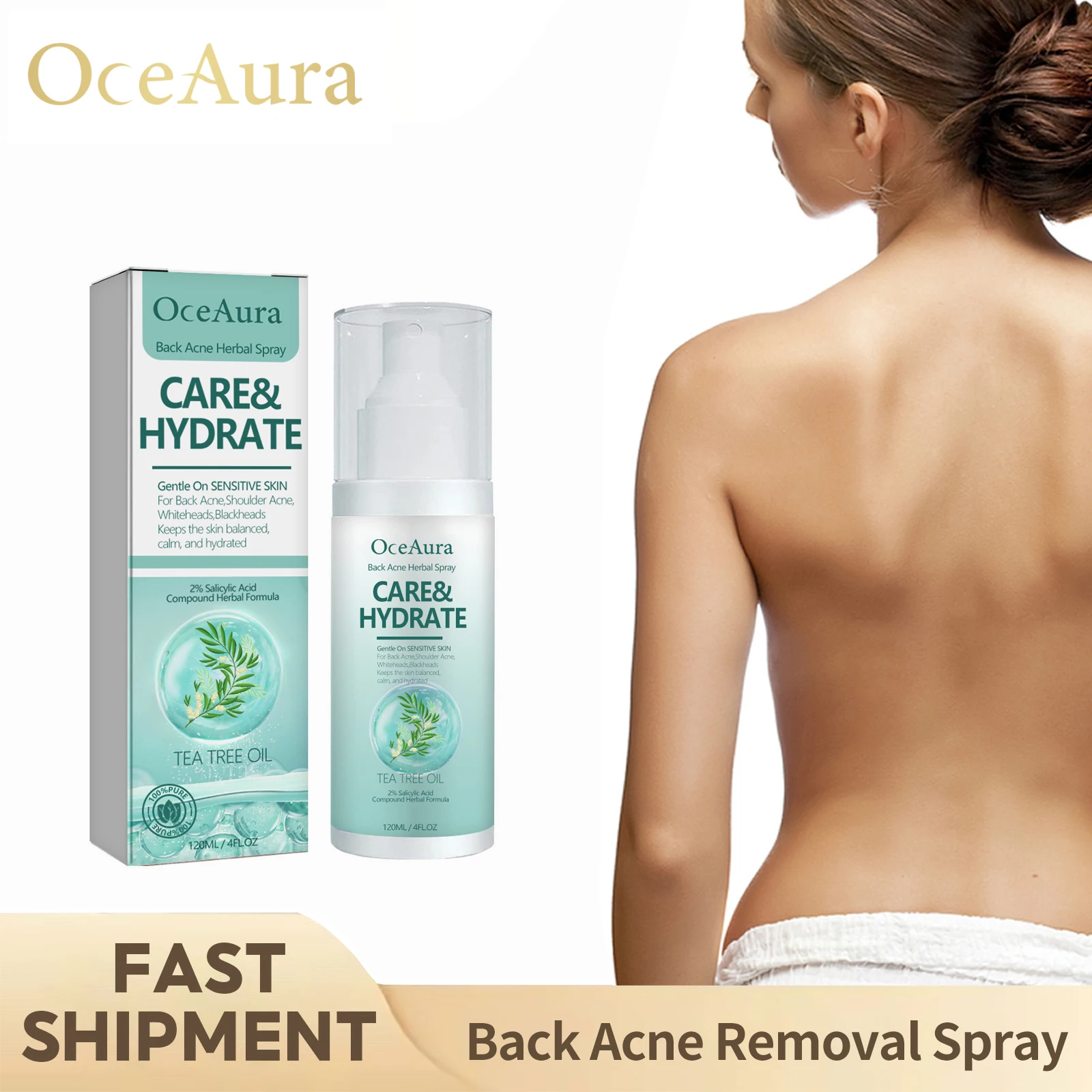 

Спрей для удаления прыщей на спине, удаление черных точек, контроль жирности, успокаивающий, глубокое увлажнение, сужение пор, спрей для удаления прыщей на теле