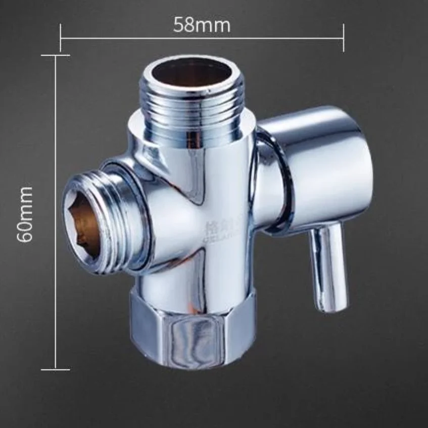 Bathroom Brass Diverter Valve 3 way BSP 1/2\