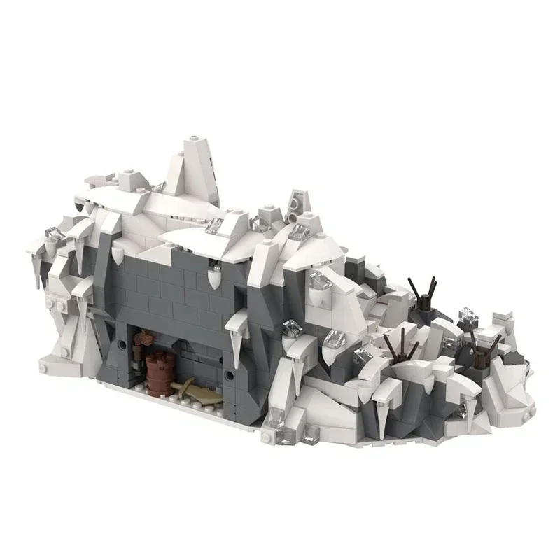 Moc Building Anelli magici Blocco Castello Mattoni Tecnologia fai-da-te Scena di film modulare Caradhras Pass Modello Assemblaggio Giocattolo Regali