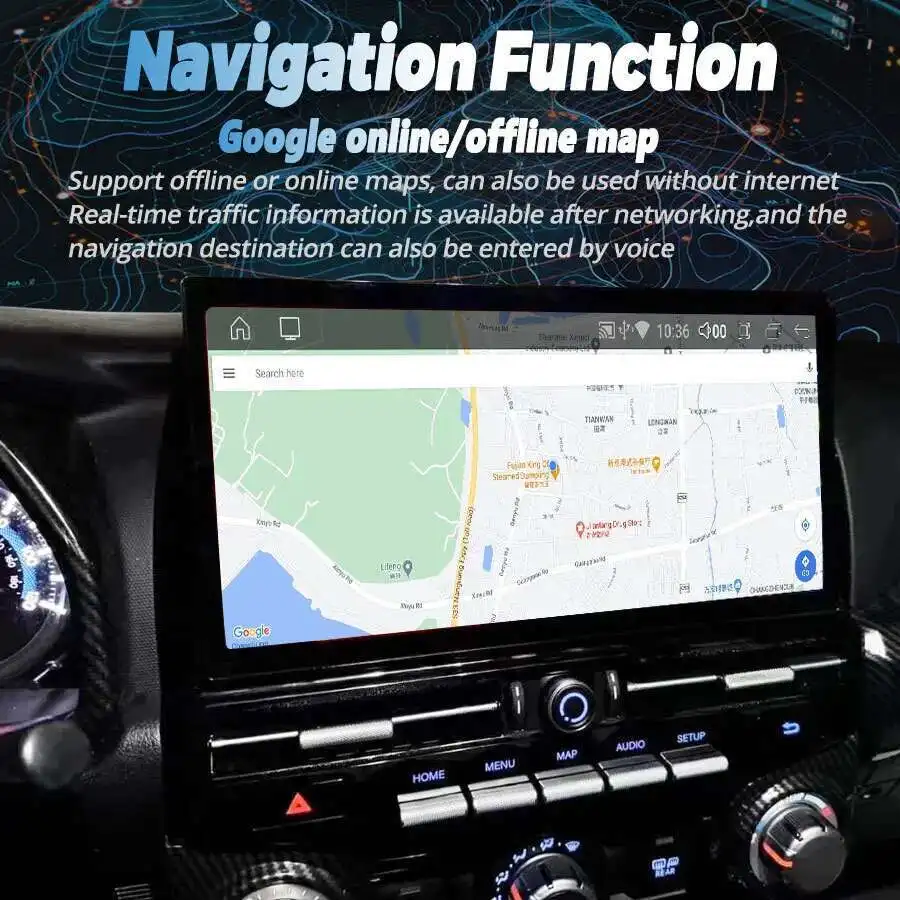 13.3 بوصة Carplay راديو السيارة لتويوتا 4 عداء 2009-2022 أندرويد 13 شاشة تعمل باللمس مشغل وسائط متعددة لتحديد المواقع والملاحة ستيريو 4G WIFI