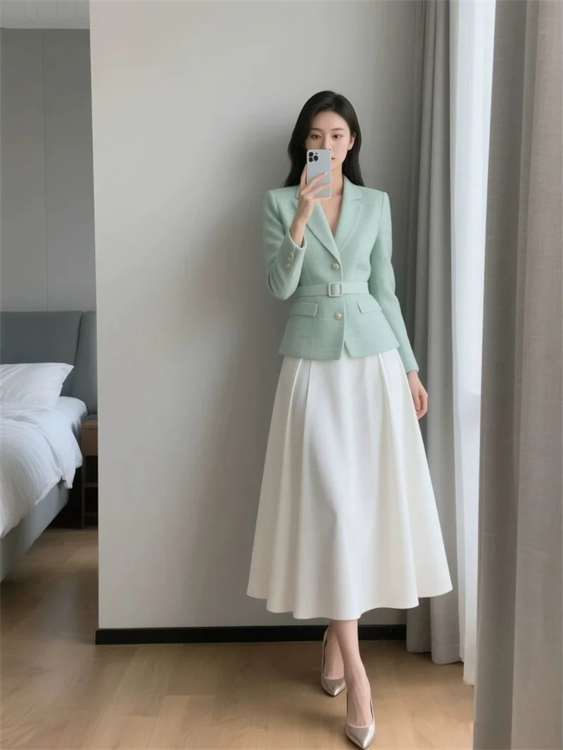 春と秋のレディースジャケット レディースファッション 気質 高級感 スーツジャケット レディース通勤服 トレンド アウターウェア コート