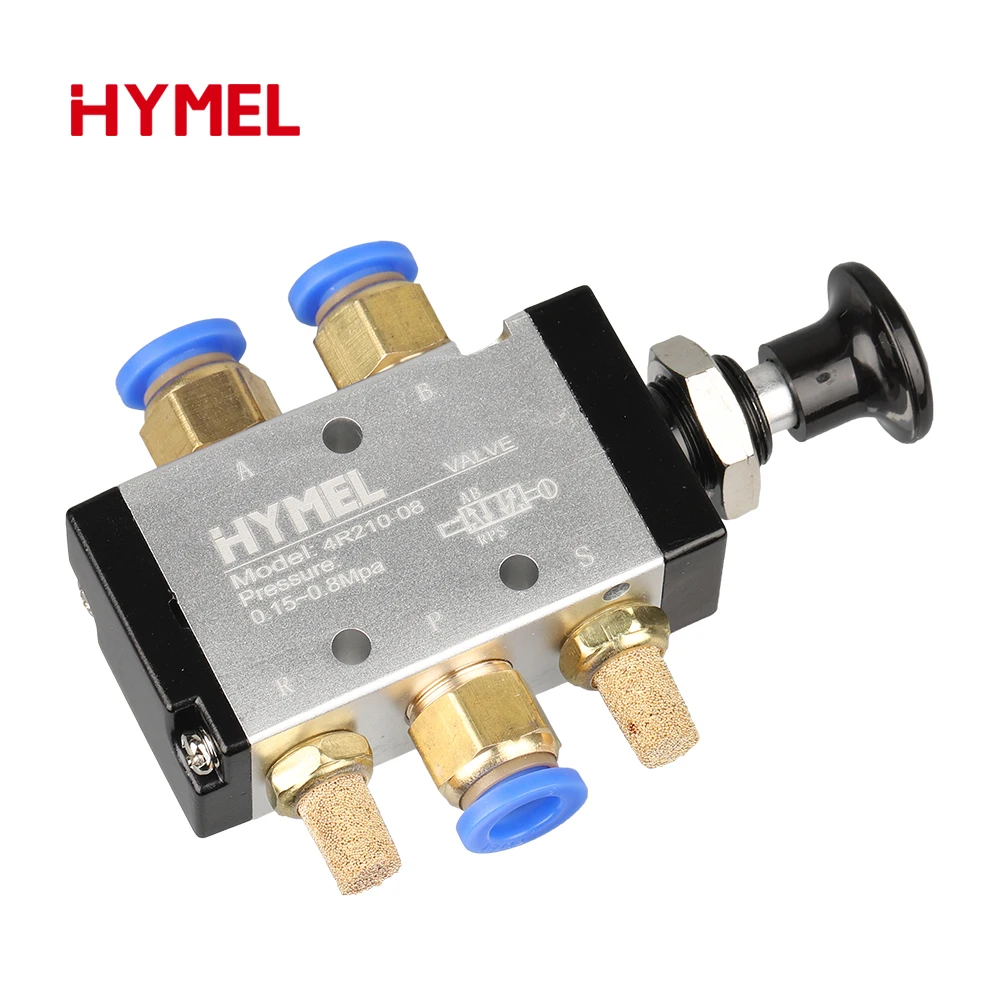 4R210-08 Manual Valve 2 Way 5 Position Push and Pull Pneumatic Switch of Directional Valve