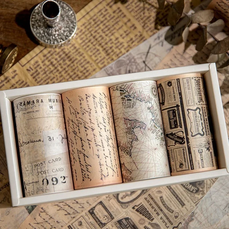 adoravel-4-rolos-caixa-de-fita-adesiva-decorativa-retro-de-papel-de-jornal-para-diy-adesivos-para-tendas-presentes-materiais-culturais-e-educacionais-para-escritorio