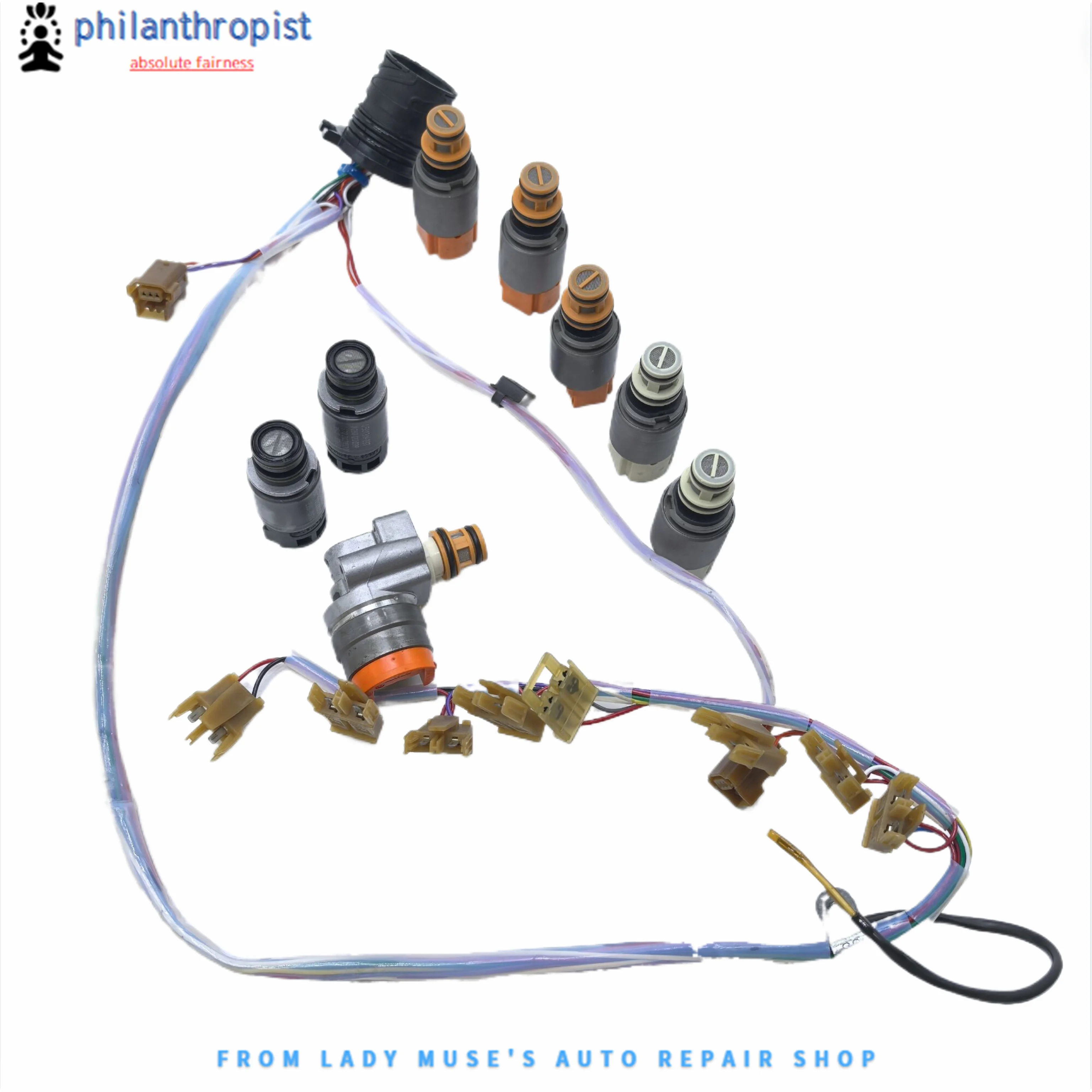 

PDK 7DT45HL Automatic Transmission Solenoid Valve Kit for PORSCHE Portable Wiring Harness