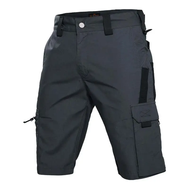 New Men's Summer Cargo Shorts Outdoor Waterproof Tactical Shorts Multi-pocket Work Pants Wear-resistant Cargo Shorts Outwear Hik