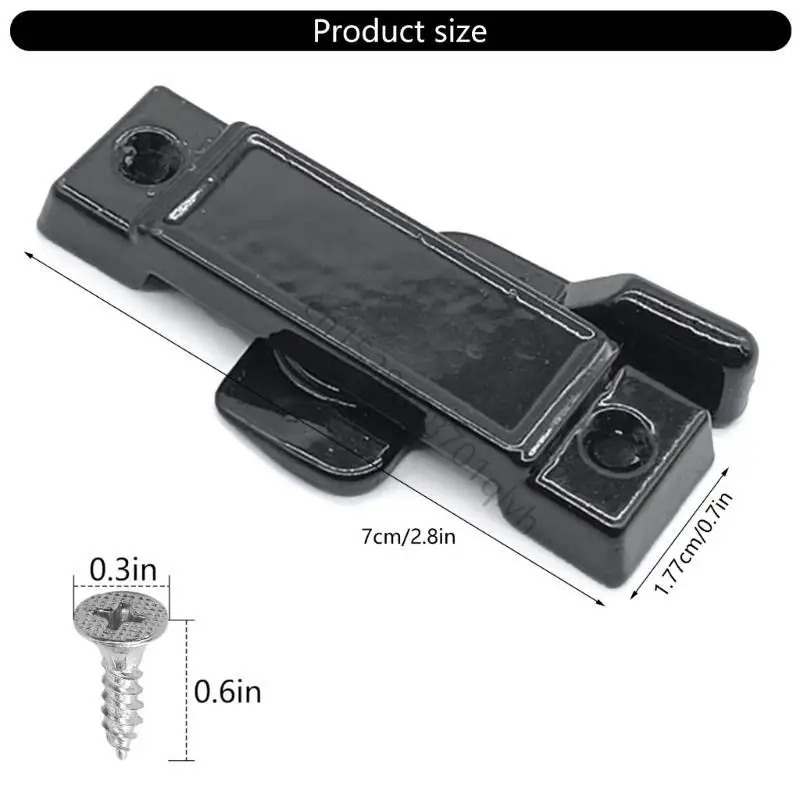 مجموعة من 4 قفل الوشاح القوي لقفل نافذة المنزلقة الرأسية والأفقية 85ac #6