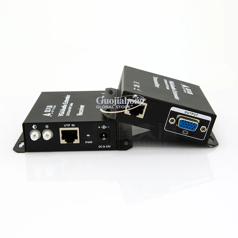 

VGA Extender Network VGA Cable Extender 300m RJ45 high-resolution video signal with audio splitter