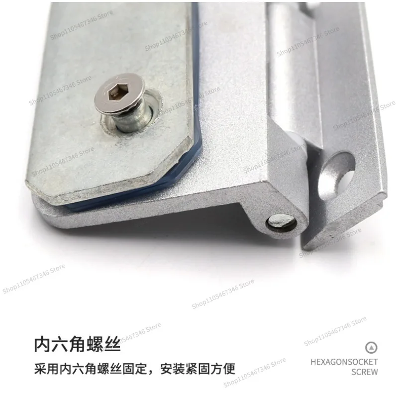 For Shower Room Glass Door Clamp Casement Folding Movable Glass Hinge Office High Partition Hinge Sandblasted Glass Clamp 5