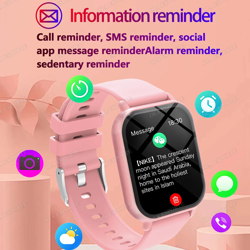 Smart Watch For Women Men Heart Rate Body BT Call Blood Oxygen Flashlight Custom Watch Full Face IP68 Waterproof Smartwatch Man