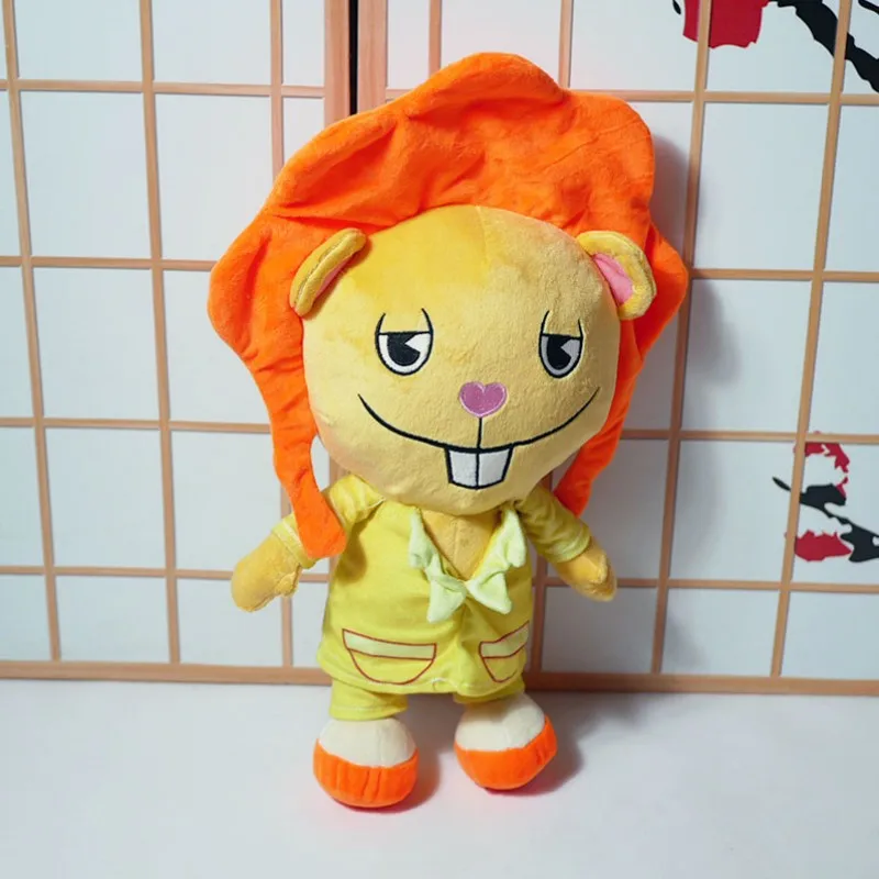 Happy Tree Friends Plush Full Ser Toy Disco Bear Doll 45cm Anime HTF DB Cosplay for Gift