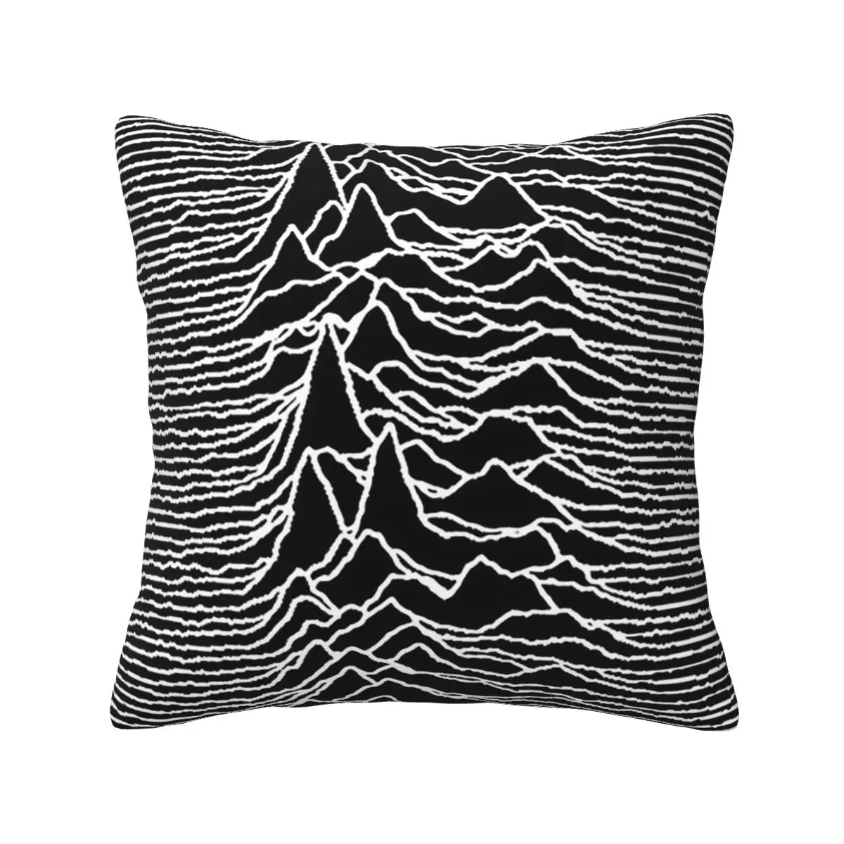 Unknown Pleasures Square Pillowcase Pillow Cover Cushion Decor Comfort Throw Pillow for Home Living Room