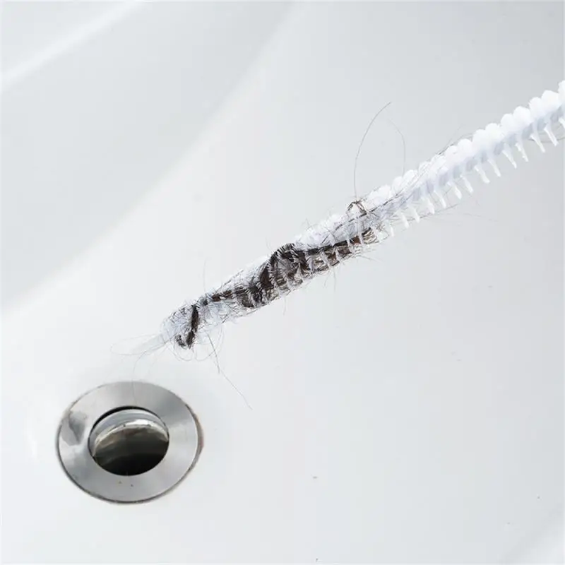 Cleaning Brush Extended Flexible 71cm Pipe Cleaning Household Gadgets Pipe Artifact Tool Household Anti Blocking Freely Bendable