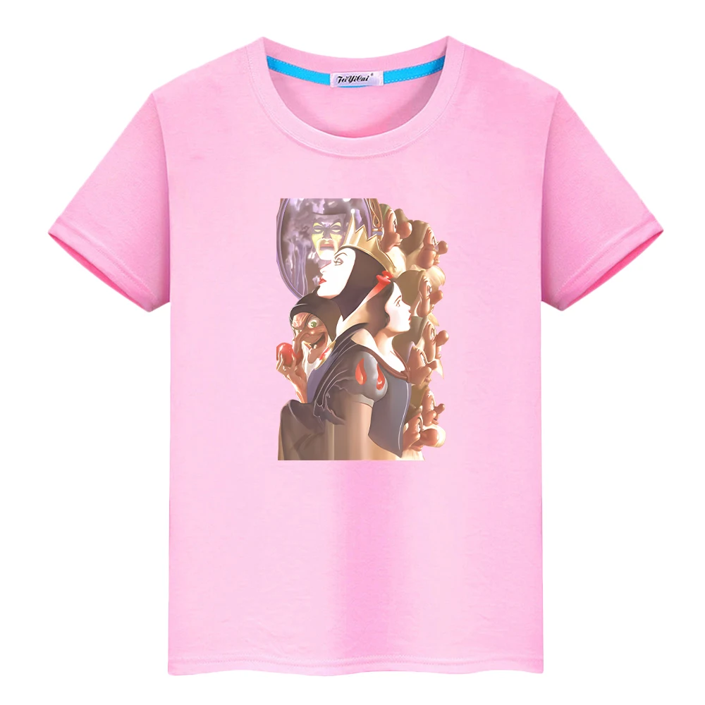 

Футболка для детей, мальчиков 10 лет, Злая Королева Мис, принт, 100% хлопок, футболки с аниме на Хэллоуин, топы, короткие футболки с героями мультфильмов, детская одежда y2k для девочек