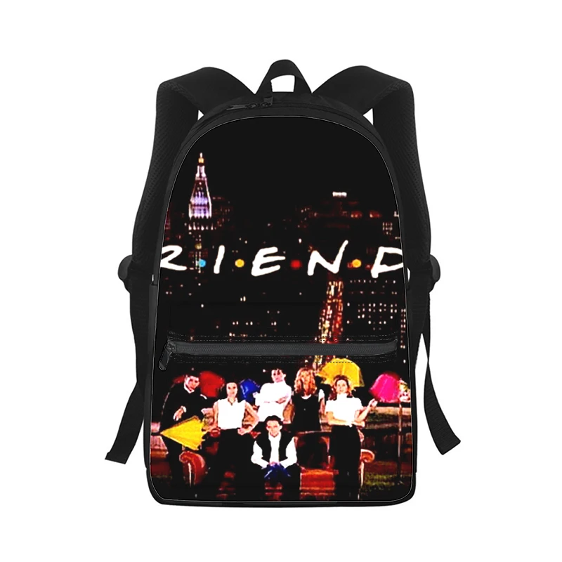 Friends Men Women Backpack 3D Print Fashion Student School Bag Laptop Backpack Kids Travel Shoulder Bag