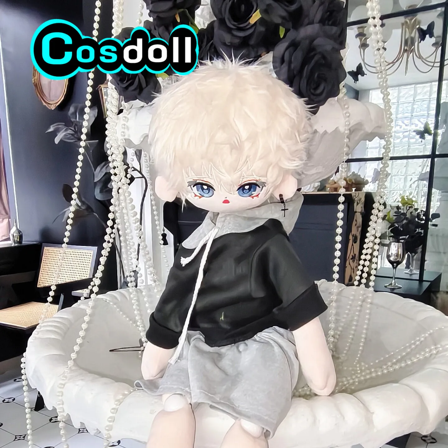 

60cm In Stock Love And Deepspace Xavier Stuffed Plushie Cotton Cute Doll Pillow Ornament Anime Figure Game Toy Gifts Cosplay