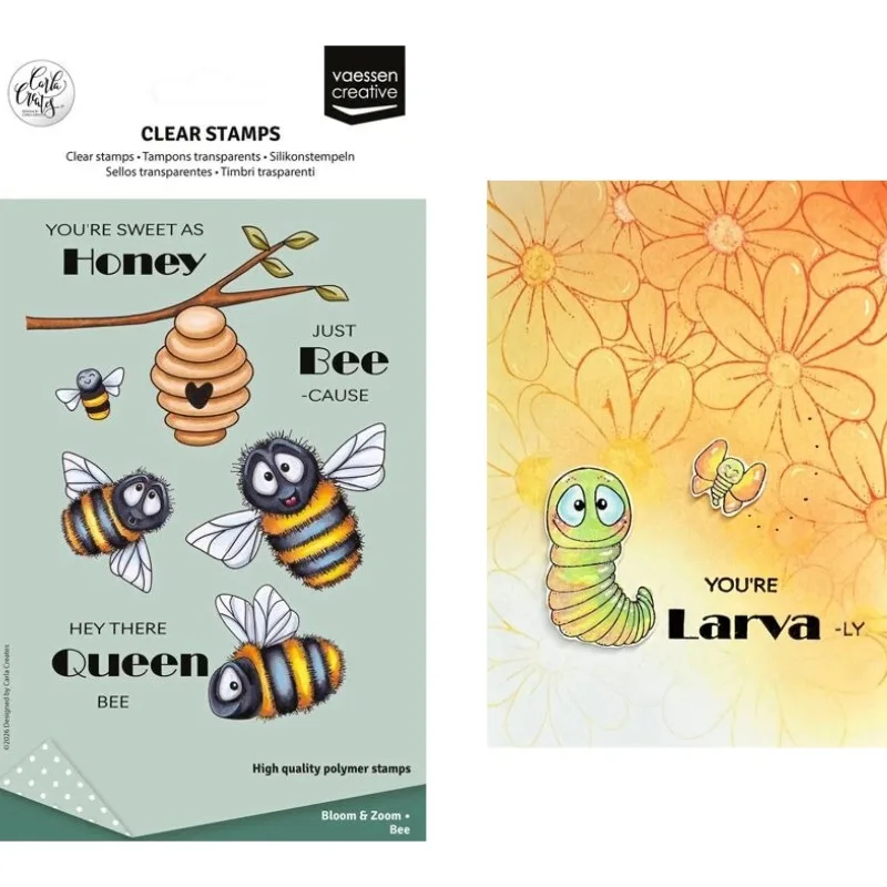 

Bee Background 2026 NEW Bloom Zoom Flowers Square Fly Butterfly Metal Cutting Die Stamp Scrapbook Stencil Photo Album DIY Paper