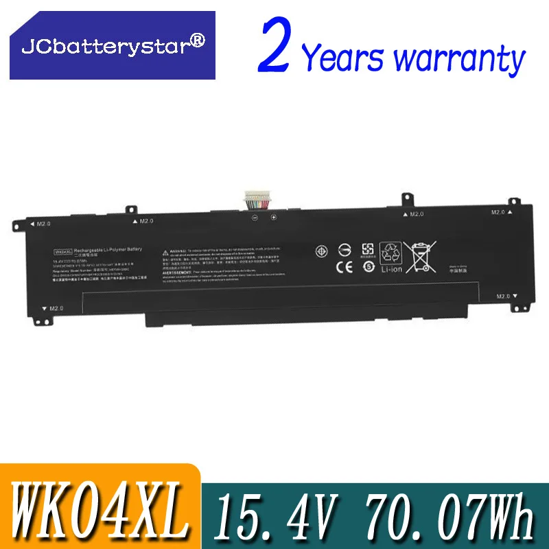 JC WK04XL Laptop Battery for HP Omen 16 17 7 8 Victus Pro TPN-Q263/Q264 M41640-AC1 HSTNN-OB21 TPN-Q265 TPN-Q266 TPN-Q280