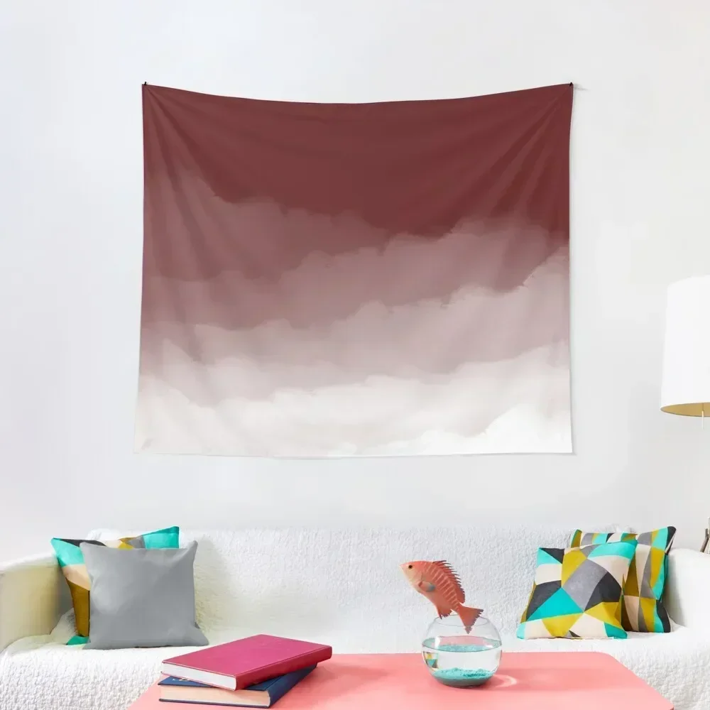 

Maroon Watercolor Ombre (maroon/white) Tapestry Nordic Home Decor Carpet Wall Wall Mural Tapestry