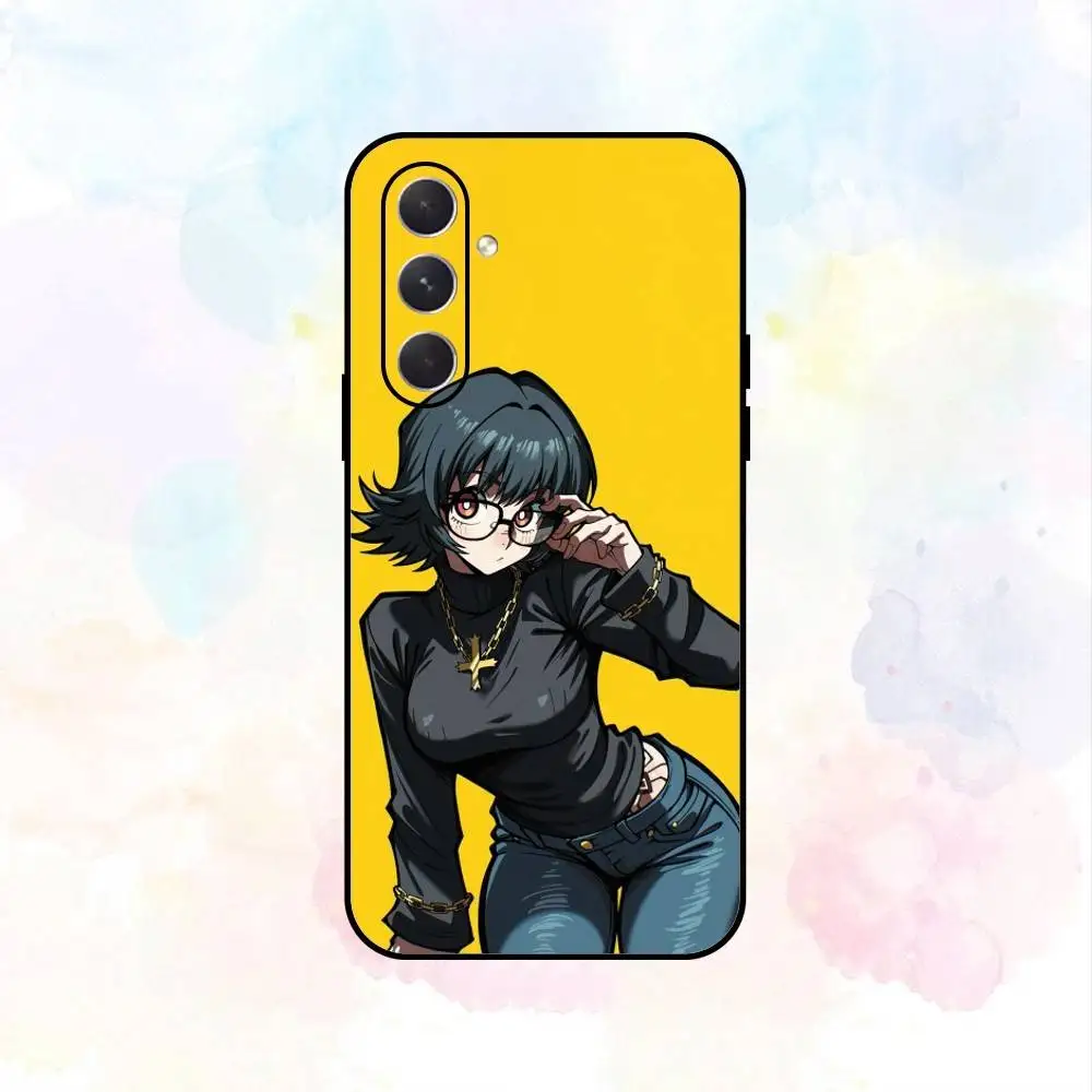 S-Shizuku M-Murasaki Anime Capa de telefone para Samsung Galaxy A73, A72, A71, A70, A53, A52, A51, Outros Soft Black Shell