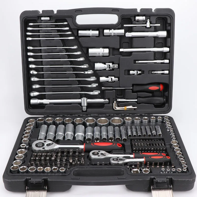 

Household Auto Repair Dual-Use 216 Piece Tool Set Professional Level Maintenance Toolbox Mechanical Diy Universal Tool Set