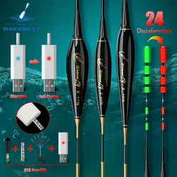 Longa Distância Float Pesca, Gravidade Sensing transforma, Red e Bold Float Cauda, USBCharging, Nova Atualização, rochoso