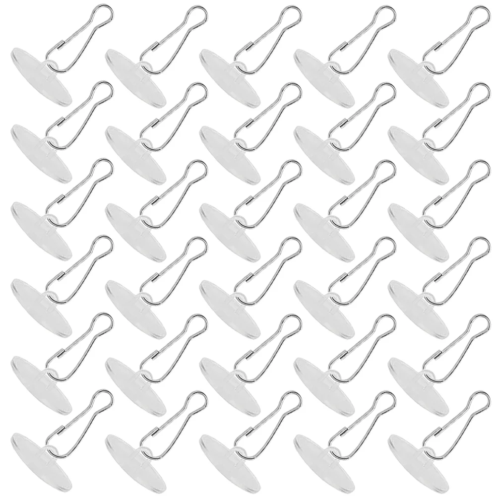 

30 Sets Wall Adhesive Hook Ceiling Hook Wall Hooks Adhesive Heavy Duty Seamless up Dorm Room Essentials for Kitchen Plastic