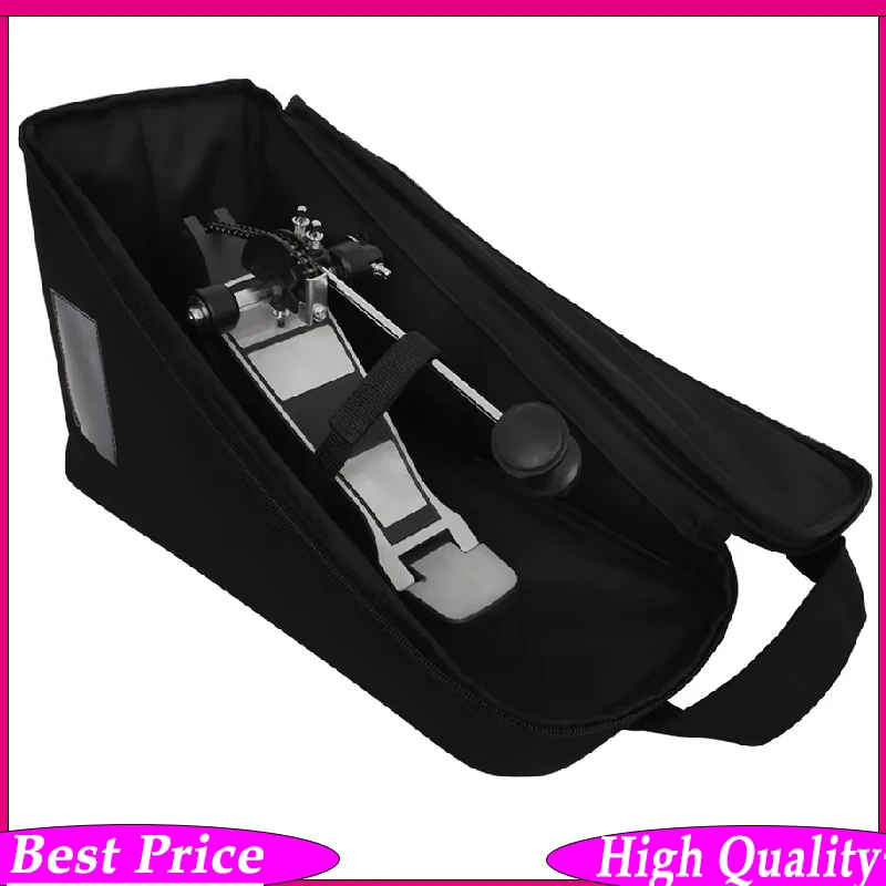 IRIN Leather Sponge Drum Stand Jazz Drum Single Step Foot Bag Percussion Instrument Carrying Case Storage Accessory