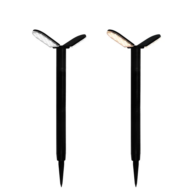 Solar Powered luzes ao ar livre, ligar automaticamente no escuro, decorar estradas do parque e luminárias, moderno