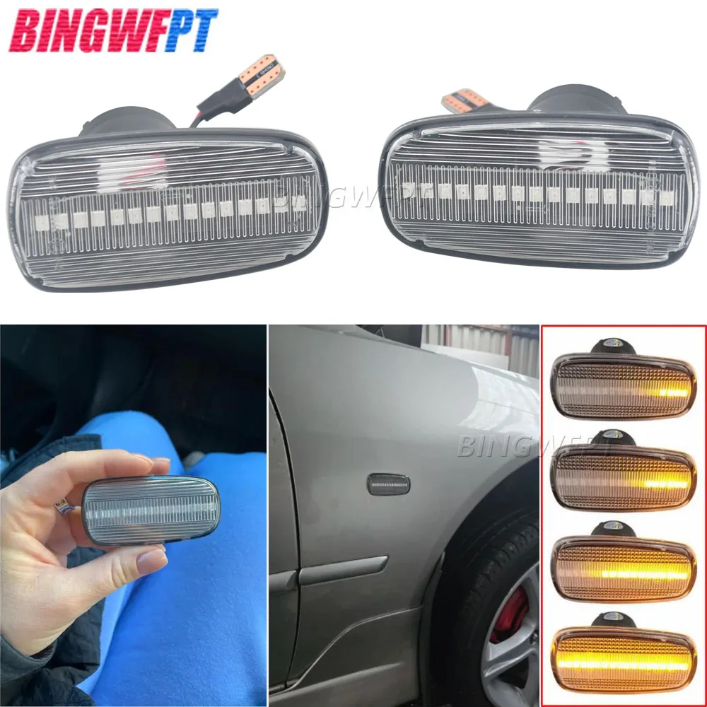 Dynamic Led Front Fender Side Marker Light Turn Signal Lamps For Lexus IS200 IS300 LS430 For Toyota RAV4 Prius Kluger Crown Wish