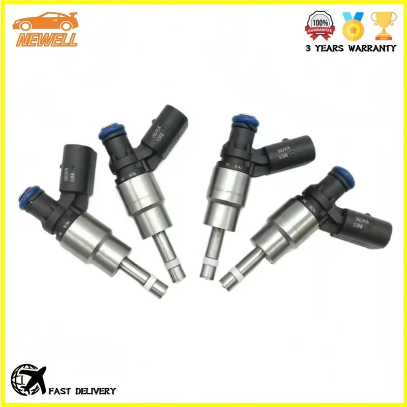 

4pcs 06D906036B 0261500011 Fuel Injectors For Audi A3 A4 B7 8P 8E 8E5 B6 S4 Avant Quattro 2001-2005 2.0 FSI VW Jetta 06D906036D