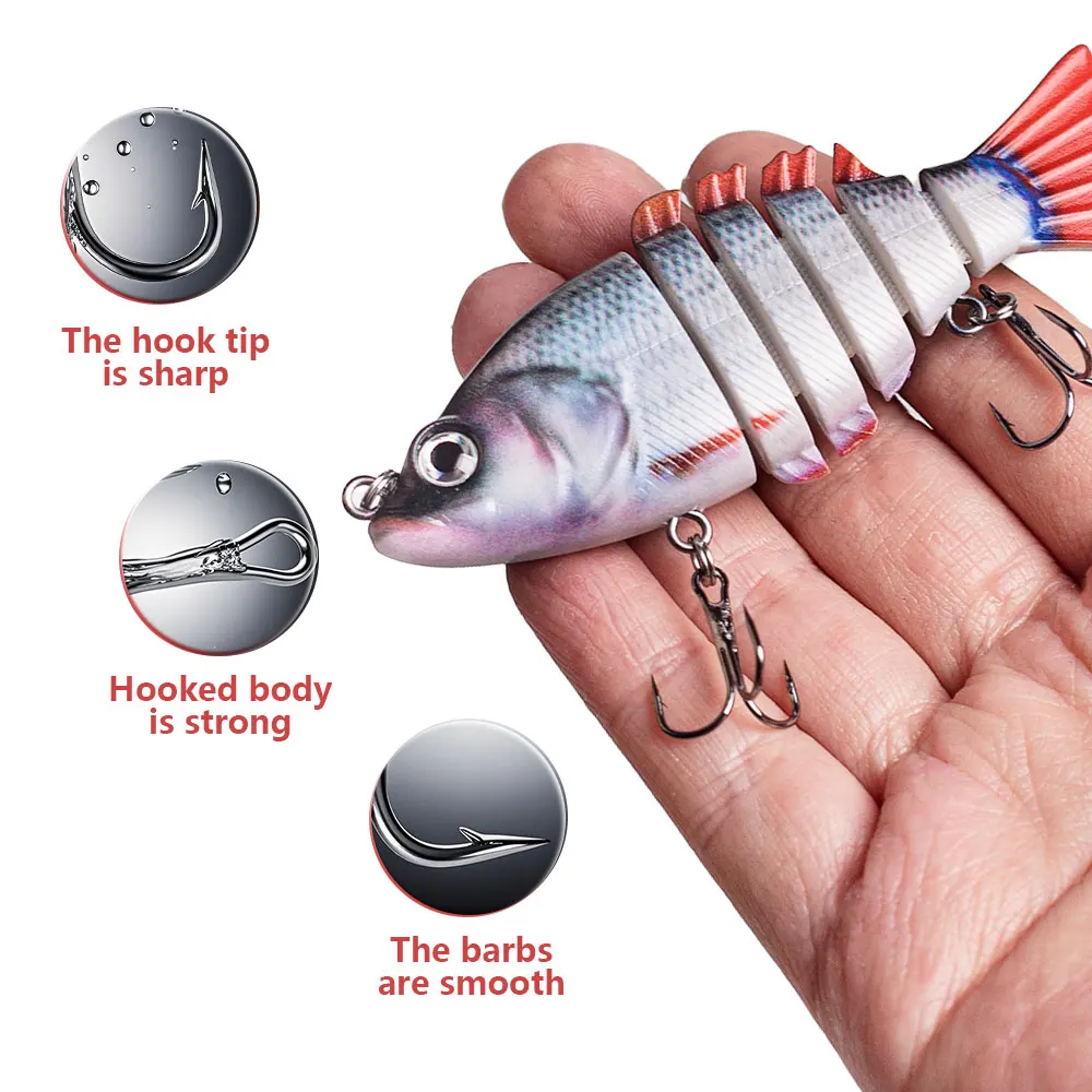 Hanlin Swimbait 85mm 11g – Hundimiento lento para trucha - imagen 3