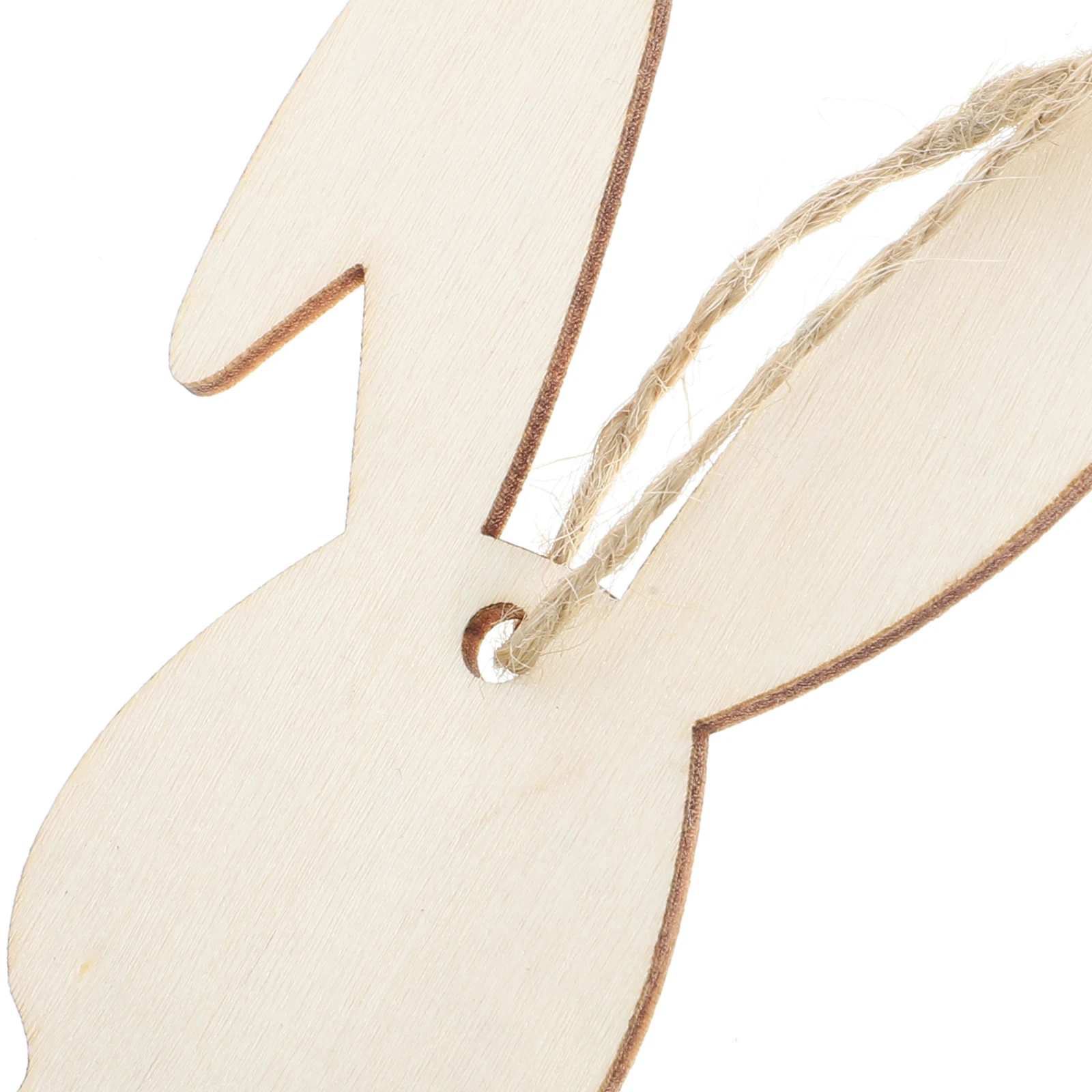 

1 set Easter Wooden Bunny DIY Crafts Unfinished Cutouts Hanging Decorations Colored Felt Balls Tags naments Sewing Accessories
