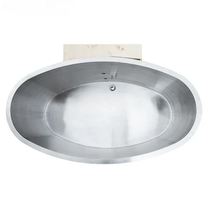 Hot SalesOval Shape Metal Cold Plunge Ice Bath Round With Chiller For Gym