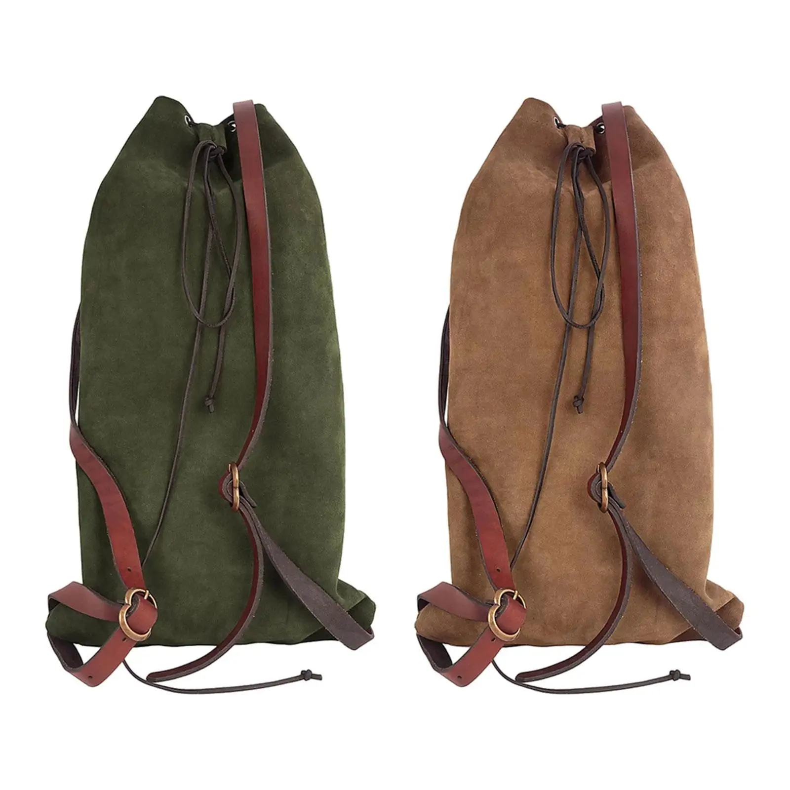 Medieval Backpack Large Capacity Unique Retro Belt Bag Fanny Pack Waist Pack Bag for Running Hiking Traveling Camping Climbing