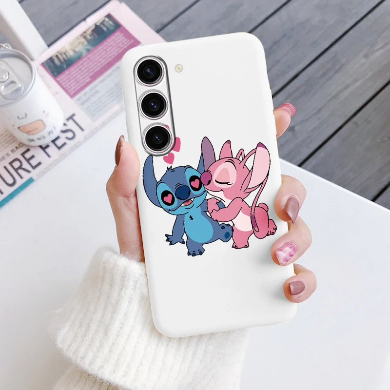 For Samsung Galaxy A35 5G Case Cartoon Stitch Cool Love Angle Cute Fundas For Samsung A 35 Shelll GalaxyA35 Soft TPU Capa Shell images - 6