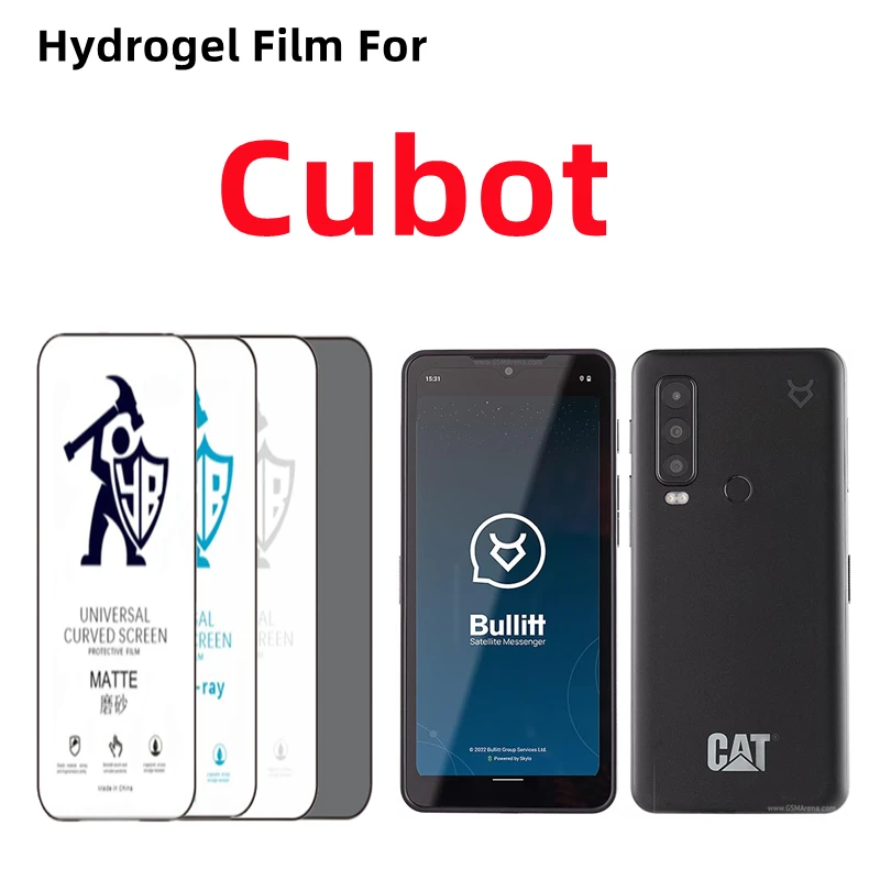 2 sztuki folii antyszpiegowskiej/matowej/HD hydrożelowej do Cubot KingKong X/9/8/7/6/5pro/3 Cubot P30/P40/P50/P60/P80/X20pro/X30/X50/X70/Max 5/3/2
