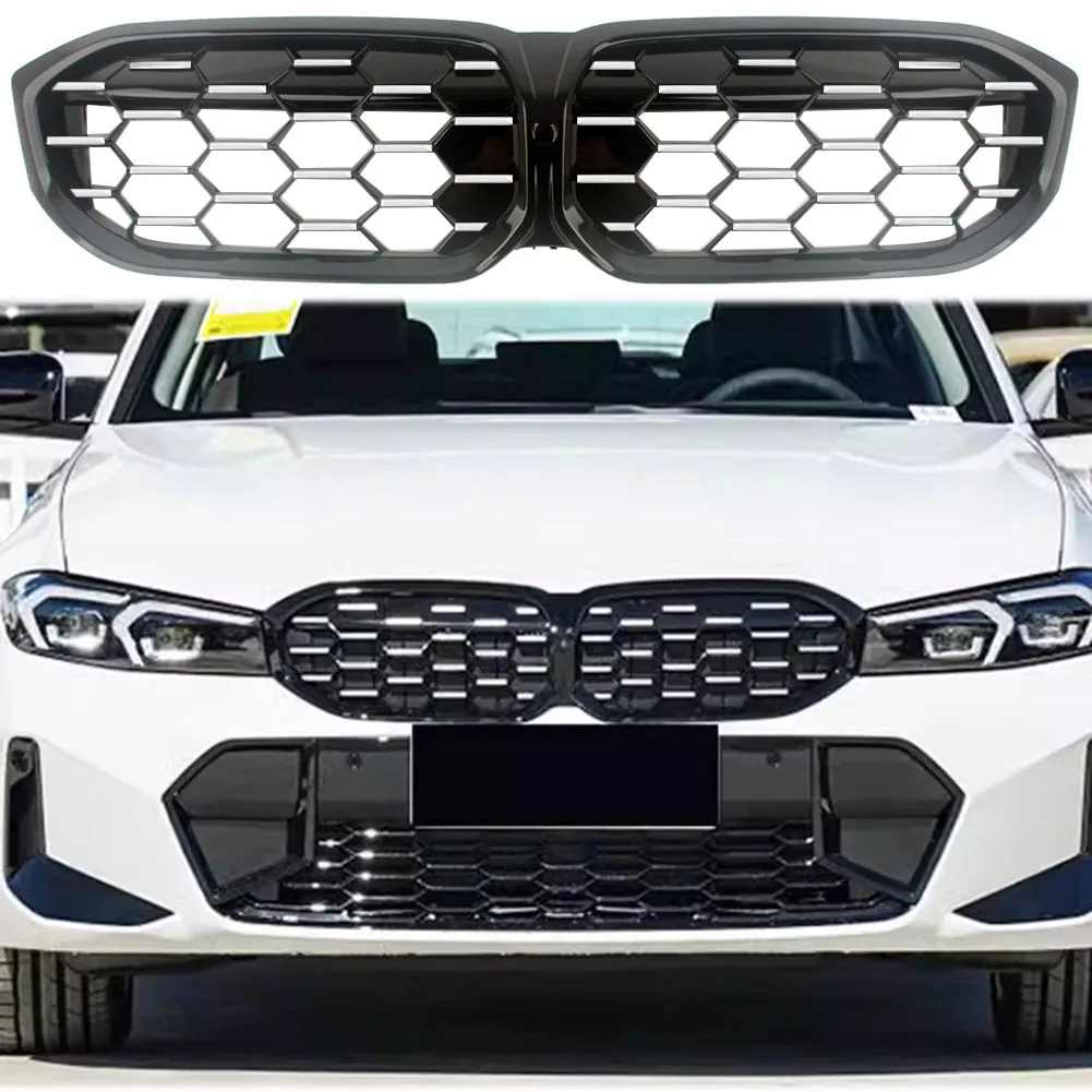 

Передняя центральная решетка радиатора (ноздри) для BMW G20 G28 3 серии 320i 325i 330i M340i 325Li xDrive M LCI, 2023-2026 гг.
