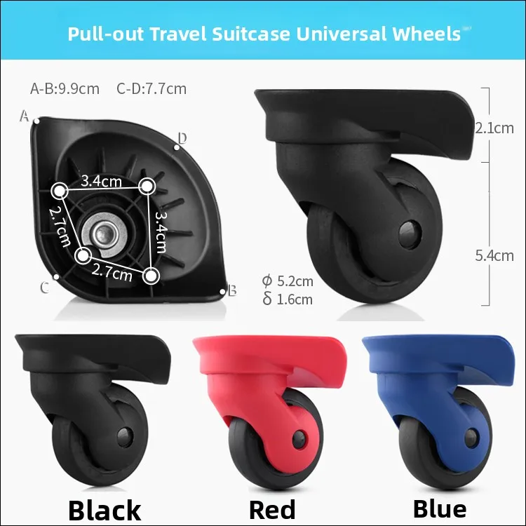 Military Knife Travel Luggage Wheel HYW02500 Easy Roll LG008 Wheel 048 Versatile Wheel Winter Season Other Accessories