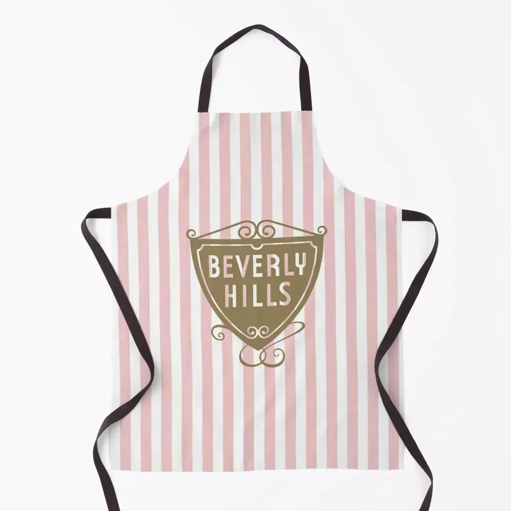 

Beverly Hills Shield Apron Cute Kitchen Household Items Useful Kitchen For Man Barista Apron