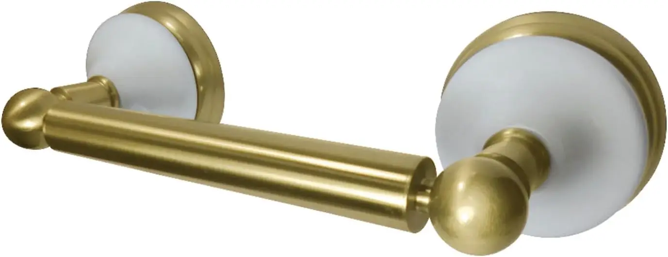 

BA1118BB Victorian Toilet Paper Holder, Brushed Brass 6.56 x 3.06 x 2.75
