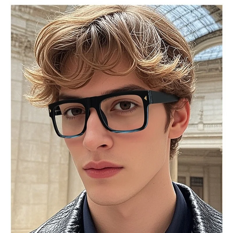 

New Square Myopia Glasses Men TR90 Presbyopia Eyeglasses Women Optical Eyewear Diopters 0~-6.0 Spectacles