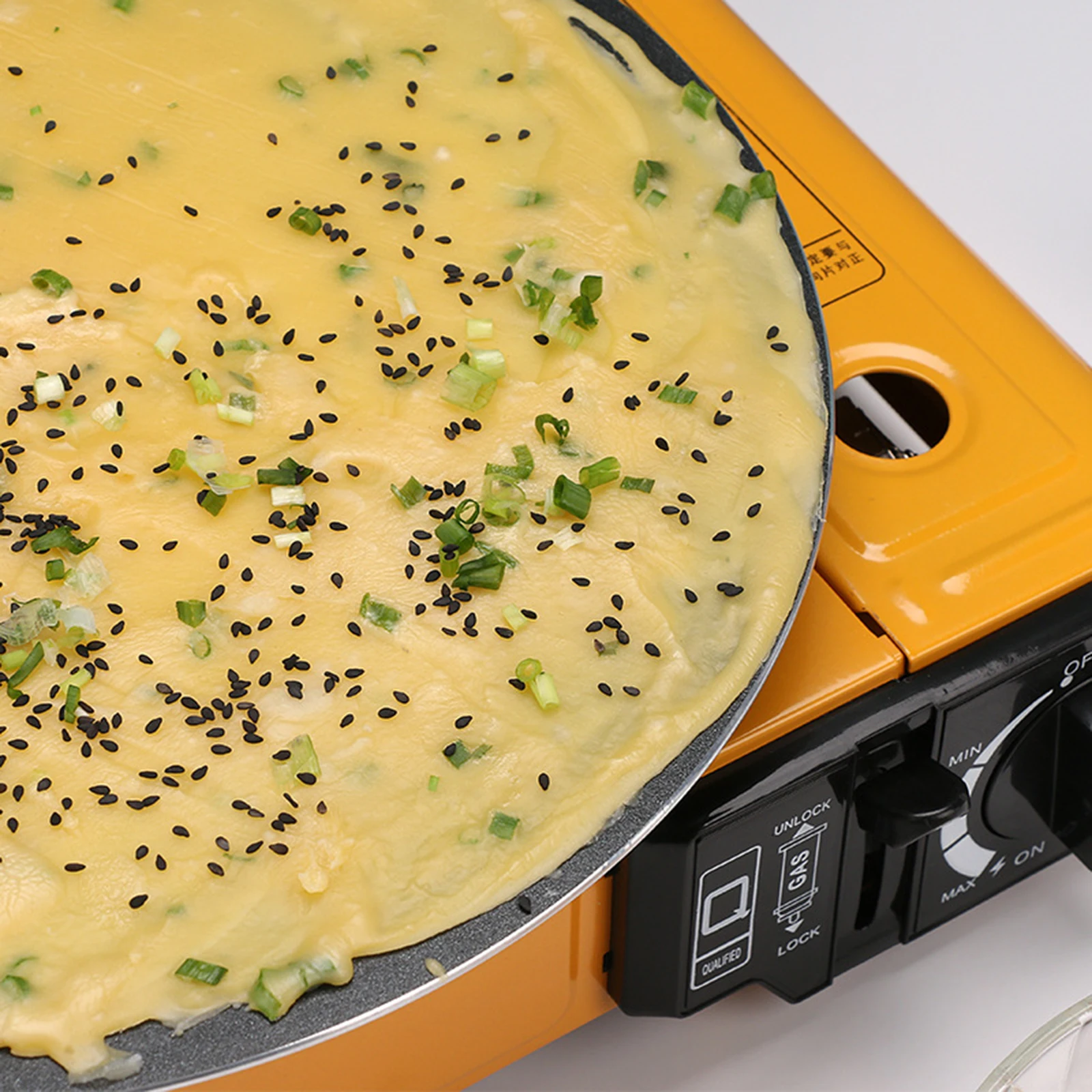 Pancake Round Griddle Nonstick Frying Pan Hand Handle Tortilla Maker Skillet Flat Tava Griddle for Grill Pancakes BBQ Cooktop
