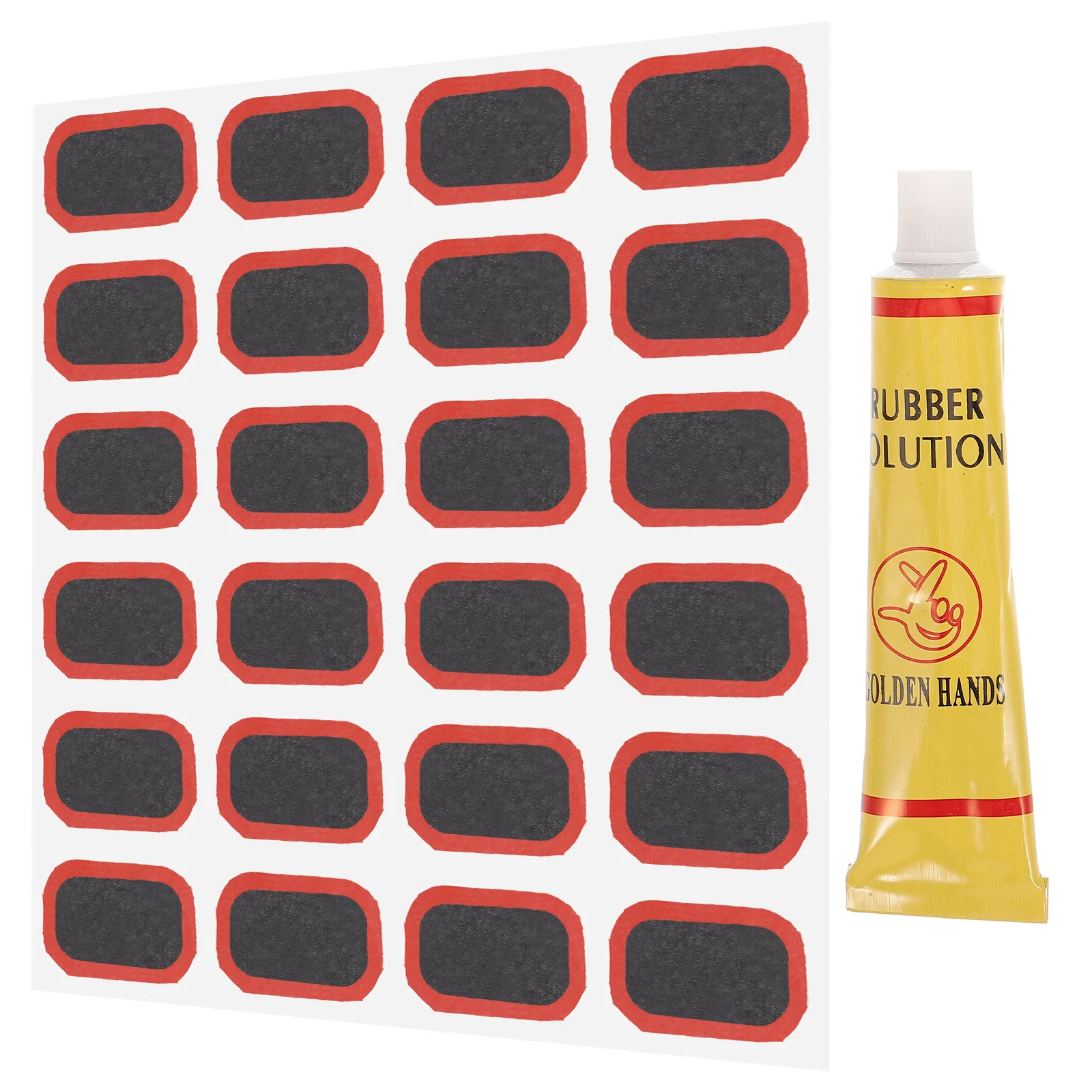 

1Set Bike Tire Repair Kit Self-Adhesive Puncture Patch Bicycle Repair Tool Lightweight Reliable Road Mountain Tire Patch