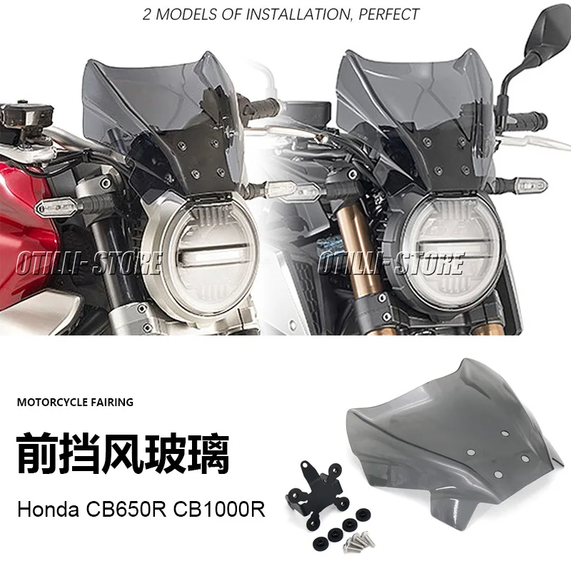 

Suitable for Honda CB1000R CB650R motorcycle accessories modified front windshield windshield