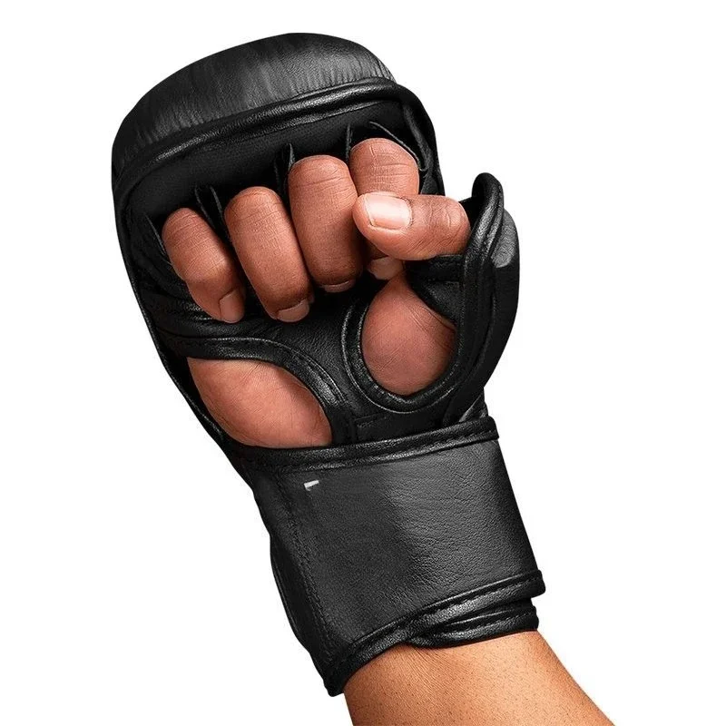 MMA Mixed Finger Boxing Gloves Martial Arts Fighting Gloves Male and Female Adult Half Finger Gloves