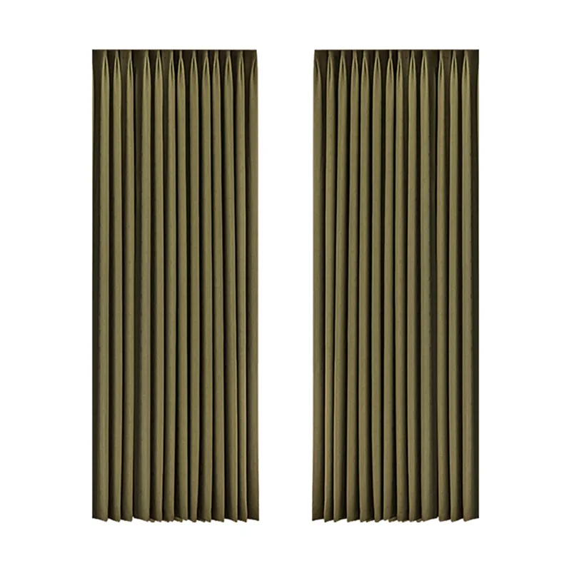 

American Retro New Style Living Room and Bedroom High-shading Chenille Pastoral Style Light Luxury Curtain Customization Shutter