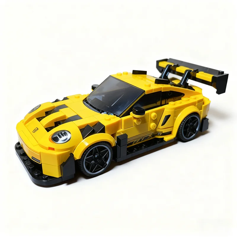 

380 шт. MOC Porscheed RS Cup Интерьер выхлопной системы Mod City Champions Модель Строительные блоки Конструкция Рождественский подарок Игрушки Кирпич